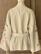 將圖片載入圖庫檢視器 MCENZO寫意繡花腰帶Kimono（亞麻）
