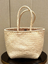 將圖片載入圖庫檢視器 DRAGON8813GRACE皮革籃編織包（裸色）
