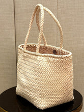 將圖片載入圖庫檢視器 DRAGON8813GRACE皮革籃編織包（裸色）
