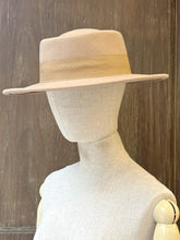 將圖片載入圖庫檢視器 MCLAURENT法國緞帶毛氈圓盤帽（駝）
