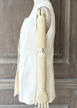 將圖片載入圖庫檢視器 G&amp;MVIC細條紋法式背心（白）
