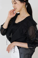 將圖片載入圖庫檢視器 Cotton Organza Frill Collar
