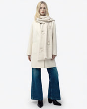 將圖片載入圖庫檢視器 CIC25181DOGGY繡羊毛圍巾（燕麥白）
