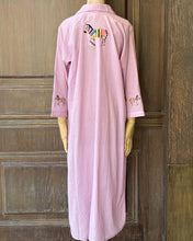 將圖片載入圖庫檢視器 LL188808斑馬刺繡襯衫洋裝（粉紫）
