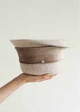 將圖片載入圖庫檢視器 MC017可摺法式復古短簷帽（杏）
